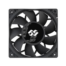 Bgears b-Blaster 140x38mm 고속 5200RPM 308CFM 2개의 볼 베어링 팬 블랙 색상, 120mm