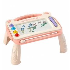 토이머스 드로잉 칼라 매직 보드 테이블, 핑크