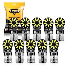 Auxbeam 3157 LED 전구 화이트 300% 밝은 3157 3457 4157 전구 백업 역방향 조명 DRL 주차 조명용 프로젝터 포함 (브레이크 또는 방향 지시등 사, 194