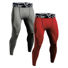 2장세트 디펜더 기능성 기모 스포츠 트레이닝 언더레이어 발열내의 9부 긴바지 HP-GYRE_L