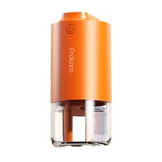 Frokom 미니 휴대용 초음파 무선 가습기 무소음 통세척 탁상용 차량용 가습기 H3 PRO, 오렌지