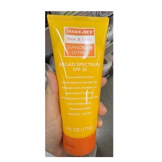 미국 트레이더조 Trader Joe's Face & Body Sunscreen Lotin 페이스 & 바디 선스크린 선로션 SPF30, 2개