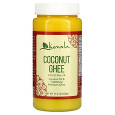 Kevala Coconut Ghee 50/50 Blend 17.6 oz (500 g) 1팩, 1개, 499g