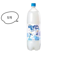 롯데칠성 밀키스, 1.5L, 5개