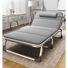 접이식 D20색상 높낮이 낮잠 싱글 조절 사무실 간이 베드 1인용, 실버그레이140cm이하사용