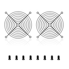 DVUIYYL PCS 브래킷 블랙 120mm PC 그릴, 120mm 2PCS
