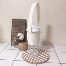 제로웨이스트 드링크백 텀블러 캐리어 백 홀더 무지