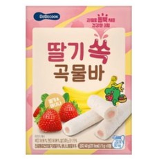 베베쿡 블루베리 쏙 곡물바, 딸기맛, 40g, 5개