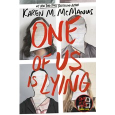 (영문도서) One of Us Is Lying Paperback, Delacorte Press, English, 9781524714758