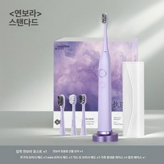 누마 전동칫솔 플라그제거 어르신 회전 깔끔 선물 음파진동, 스탠다드스모키퍼플듀얼