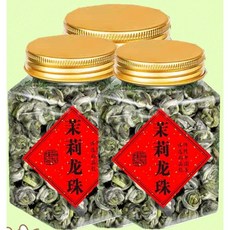 100g소포장 드래곤 볼 자스민차 2025 생산 특별등급 강한 향 모리화차, 100g 3통