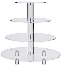 케익스탠드 웨딩 생일 디스플레이 케이크 디저트 컵케익 3단 5단 스탠드 홀더 4단 파티, 1개