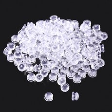 햄버거 실리콘 귀걸이 클러치 5mm 200개(1팩)_ W98F040