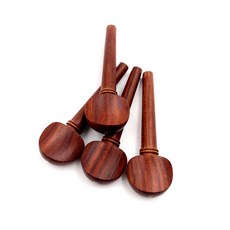 비올라 튜닝 페그 15 -16 비올라 피팅 4 개 페그 천연 대추 나무흑단로즈우드 부품 및 액세서리