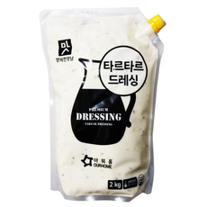 아워홈 행복한맛남 타르타르 드레싱 2kg x 2개/ 대용량 소스, 1개