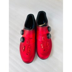 SHIMANO RC702 S-PHYRE RC7 公路車競賽級車鞋，藍紅色/紅色，寬楦版，贈擦鞋濕紙巾, 藍紅色,40