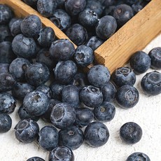 해송 칠레산 생 블루베리, 1박스, 125g 3팩 (개당 18mm)