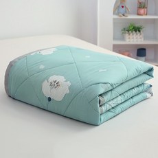 여름 시원한 이불 에어컨 이불 빨 수있는 얇은 이불