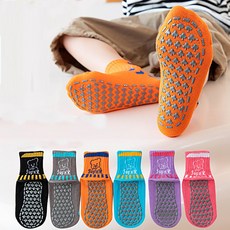 준캡 아동양말 발바닥전체 미끄럼방지 곰돌이키즈케어삭스 유아 아동 사계절양말AF