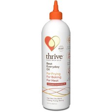 Thrive Oleic 리치 식용유 블렌드 - 심장 및 건강에 민감한 오일 오메가-9 단일 불포화 지방(80%) 매우 낮은 오메가-6 해바라기 조류 887.2ml(30온스), 1개, 887.2ml