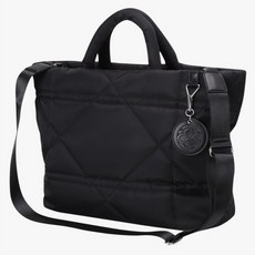 엘르골프 여성 퀼팅 포인트 쇼퍼백 6K67551_YS, 블랙199