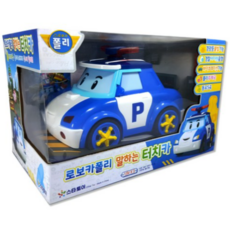 로보카폴리 말하는 터치카 작동완구, 블루색, 2개