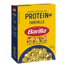 미국 바릴라 Barilla Protein+ Farfalle Pasta 프로틴 + 파르팔레 파스타, 411g, 6개