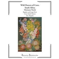 (영문도서)Wild Flowers of Ceres South Africa Cross Stitch Pattern - Marianne North - Regu... Paperback, Independently Published, English, 9798261960935