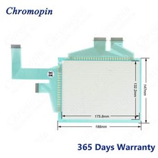 Omron NS8-TV00-ECV2 NS8-TV0-V2 터치 스크린 패널 필름 오버레이가있는 유리, 02 touch  screen, 한개옵션1, 1개