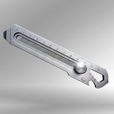 바이샌드 6in1 다용도 다기능 멀티 올스틸 스텐 커터칼 공업용, 실버, 1개