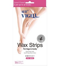 Vigill 婦潔除毛貼片套組：蘆薈手腳用、矢車菊粗毛根專用、杏白蜜蠟局部用、蜜蠟除毛貼布三合一綜合組，輕鬆除毛展現自信美肌, 1個, 蘆薈除毛貼片(手腳用)  16片,一個