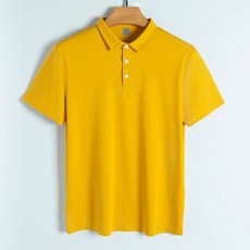 高級感雙面液氨絲光棉 Polo衫 商務短袖男士T恤襯衫