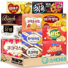 사무실 간식 과자 세트 11종 (오예스미니+빈츠+몽쉘생크림케이크+크라운산도딸기+마가렛트+쿠크다스화이트+쵸코하임+화이트하임+엄마손파이+뽀또치즈타르트+칙촉), 1개