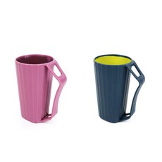 토탈셀링 거꾸로 양치컵 오염방지, 핑크, 1개