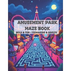 (英文圖書)Amusement Park Maze Book: 50 Bold & Fun Mazes: For Teenagers & Adults 平裝版, Independently Published, 英文
