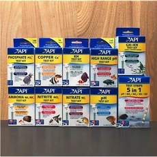 API 魚博士【PO4/NH3 NH4/CU/KH/GH/NO2/NO3/PH/5合1/Ca】測試劑，多合一水質檢測，快速掌握魚缸狀況, 1個, 銅測試劑 (CU)