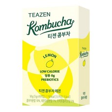 탄산음료 과일음료 티젠 콤부차 레몬맛 5gx10T 탕비실 주스 비타민 수 건강, 5g, 10, 1, 5g