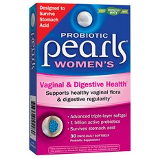 Nature's Way 然萃維 女性Pearls益生菌軟膠囊, 30顆, 1盒