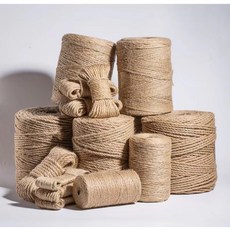 欣榮園藝 天然黃麻繩 2mm線徑 50米長 DIY裝飾編織捆繩, 1個, 【線徑2mm】一捆50米