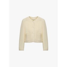 잇미샤 24 FW 싱글 라운드 배색 부클 자켓 ITOAYJK850 939856