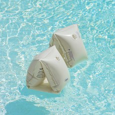 리베아르 퓨어 워터 암튜브 어깨튜브 성인 아동 공용 감성튜브, 1세트, 아이보리