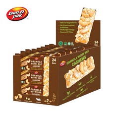 【Dan-D Pak 丹帝】格蘭諾拉燕麥棒腰果 獨立包裝方便攜帶 健康美味輕巧點心, 1個, 24入/盒