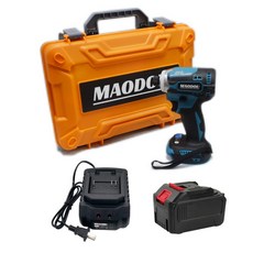 牧款 無刷鋰電衝擊起子 起子機 無刷 電鑽扳手 衝擊電鑽【AK310】, 1個, 【L】裸機+10節電池x1+座充+收納盒