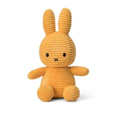 Miffy 미피 코듀로이 토끼 애착 인형 옐로우 - 23cm, Miffy 미피 코듀로이 토끼 애착 인형 옐로우 - 2