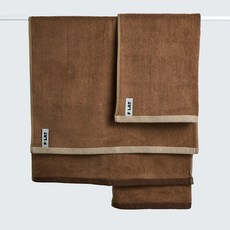 플랫화이트 프리미엄 210g 부드럽고 두툼한 밤부 호텔수건, 10개, 티라미수