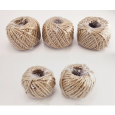 공예 마끈 선물 포장 노끈 황마 포장끈 지끈 리본끈 택끈, 2.5mm X 60M - 1개