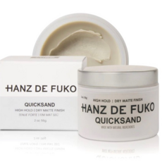 Hanz de Fuko 髮泥 乾性啞光髮泥 貝克漢指定品牌, 1個, 一般瓶（Quicksand）-56g, 56ml