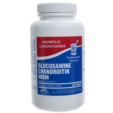 ANABOLIC LABORATORIES 葡萄糖胺軟骨素MSM保健錠, 120顆, 1罐
