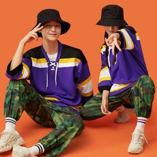 국대 단체 반티 체육대회 졸사 유니폼 아이스하키상의보라 개구리긴바지BT219B, 개구리긴바지_AP354