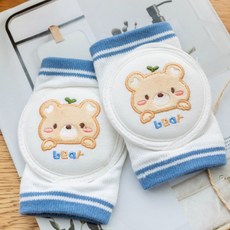 시월에인절 돌아기무릎보호대 유아무릎보호대 여름 망사 보호대, 1개, 곰돌이